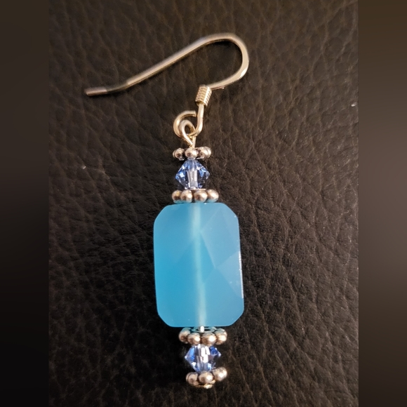 Aquamarine Earrings - Picture 3 of 3